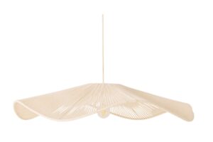 Micadoni B&iacute;l&eacute; z&aacute;věsn&eacute; světlo Palmier 78 cm