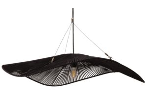 Micadoni Čern&eacute; z&aacute;věsn&eacute; světlo Palmier 100 cm