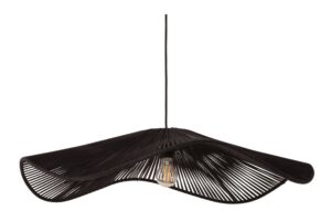 Micadoni Čern&eacute; z&aacute;věsn&eacute; světlo Palmier 78 cm