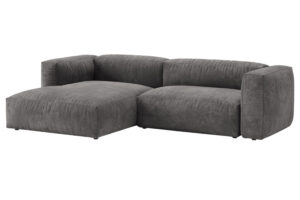 Micadoni &Scaron;ed&aacute; sametov&aacute; rohov&aacute; rozkl&aacute;dac&iacute; pohovka Martina 280 cm