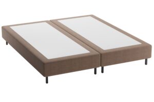 Micadoni Světle hněd&aacute; dvoulůžkov&aacute; postel Whale 160 x 200 cm