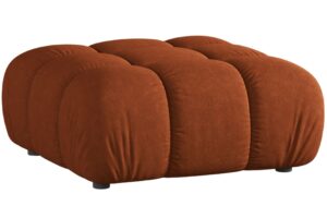 Micadoni Terakotově oranžov&aacute; podnožka Bellis II. 94 x 94 cm