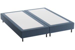 Micadoni Tmavě modr&aacute; dvoulůžkov&aacute; postel Whale 160 x 200 cm