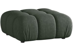 Micadoni Tmavě zelen&aacute; podnožka Bellis II. 94 x 94 cm