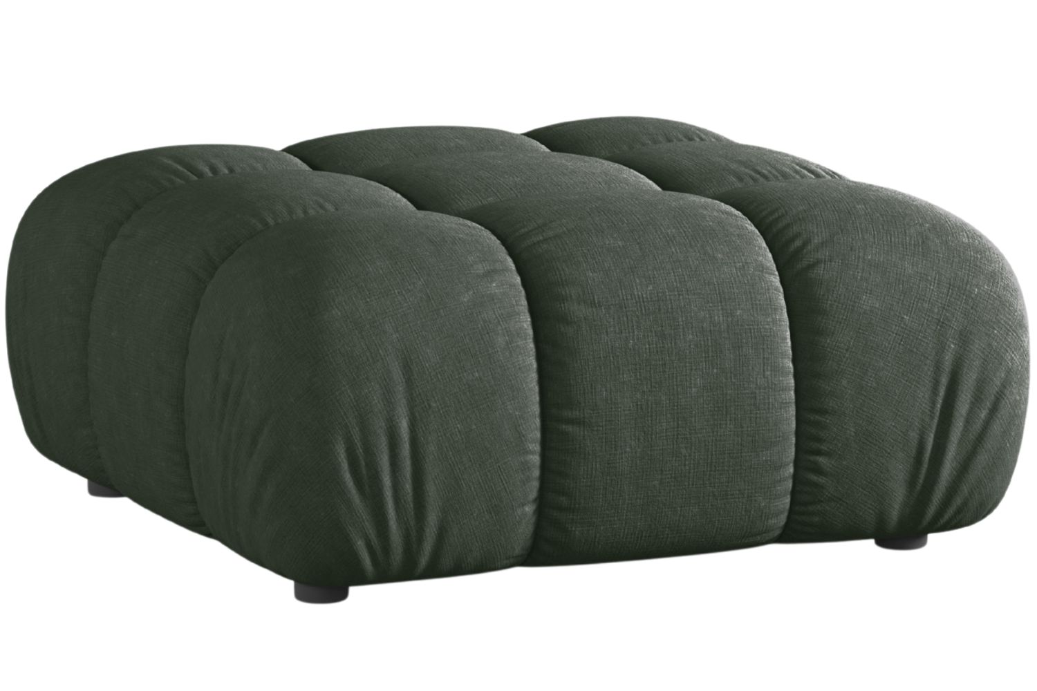 Micadoni Tmavě zelená podnožka Bellis II. 94 x 94 cm