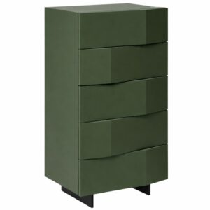 Olivově zelen&aacute; komoda Marco Barotti Linea Diamond 60 x 45 cm