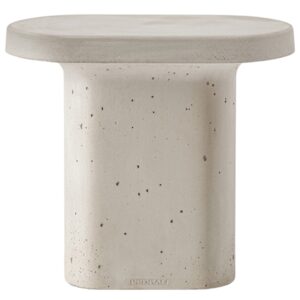 Pedrali Světle &scaron;ed&yacute; betonov&yacute; zahradn&iacute; odkl&aacute;dac&iacute; stolek Caementum 39