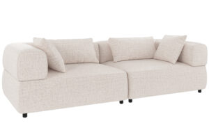 Rowico Světle b&eacute;žov&aacute; trojm&iacute;stn&aacute; pohovka FALKNER 246 cm