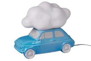 Seletti Modr&aacute; porcel&aacute;nov&aacute; stoln&iacute; lampa Nuvola 29 cm