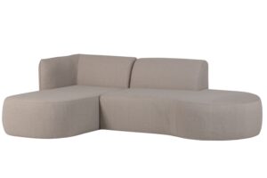 WOOOD B&eacute;žov&aacute; zahradn&iacute; rohov&aacute; pohovka Chios 258 cm