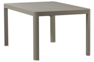 WOOOD B&eacute;žov&yacute; kovov&yacute; rozkl&aacute;dac&iacute; zahradn&iacute; stůl Ovara 150 x 150 cm