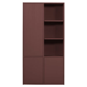 WOOOD Červen&aacute; dřevěn&aacute; skř&iacute;ň Meren 200 x 100 cm