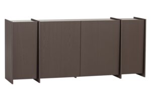 WOOOD Hněd&aacute; dřevěn&aacute; komoda Brock 200 x 44 cm