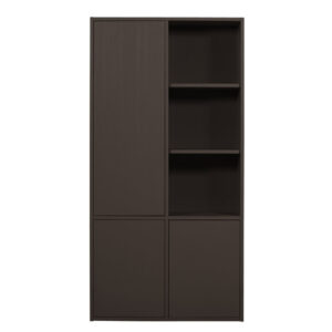 WOOOD Hněd&aacute; dřevěn&aacute; skř&iacute;ň Meren 200 x 100 cm