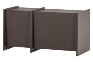 WOOOD Hněd&yacute; dřevěn&yacute; TV stolek Brock 102 x 44 cm