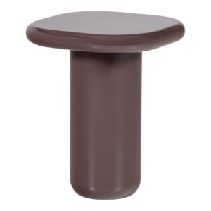 WOOOD Hněd&yacute; lakovan&yacute; odk&aacute;dac&iacute; stolek Zava 50 x 50 cm