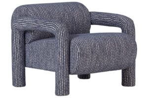 WOOOD Modro&scaron;ed&eacute; křeslo Lenny