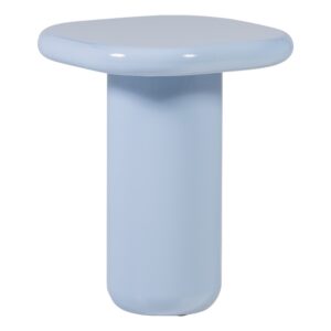 WOOOD Modr&yacute; lakovan&yacute; odk&aacute;dac&iacute; stolek Zava 50 x 50 cm