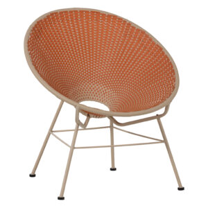 WOOOD Oranžov&eacute; zahradn&iacute; křeslo Kazoun