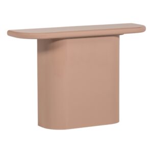WOOOD Růžov&yacute; lakovan&yacute; toaletn&iacute; stolek Nocta 120 x 30 cm