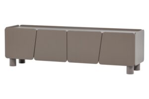 WOOOD Světle hněd&yacute; dřevěn&yacute; TV stolek Root 200 x 45 cm