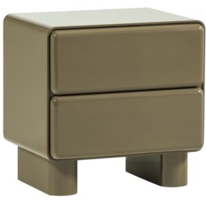 WOOOD Zelen&yacute; lakovan&yacute; nočn&iacute; stolek Lustra 57 x 57 cm