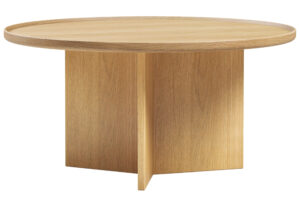 Woodman Dubov&yacute; konferenčn&iacute; stolek Cala ⌀ 83 cm