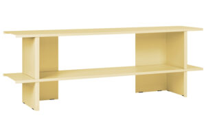 noo.ma Žlut&aacute; kovov&aacute; police Hes 160 x 37 cm