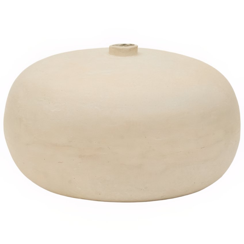 Bílá váza Kave Home Nivala ø 40 cm