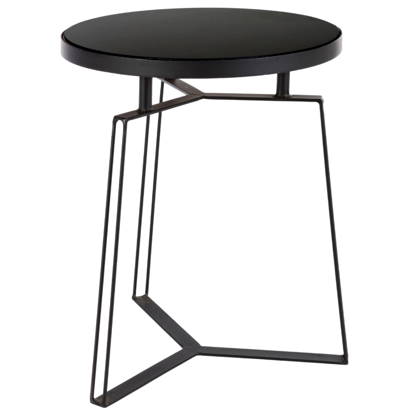 Bizzotto Kovový odkládací stolek Zahira 40 cm