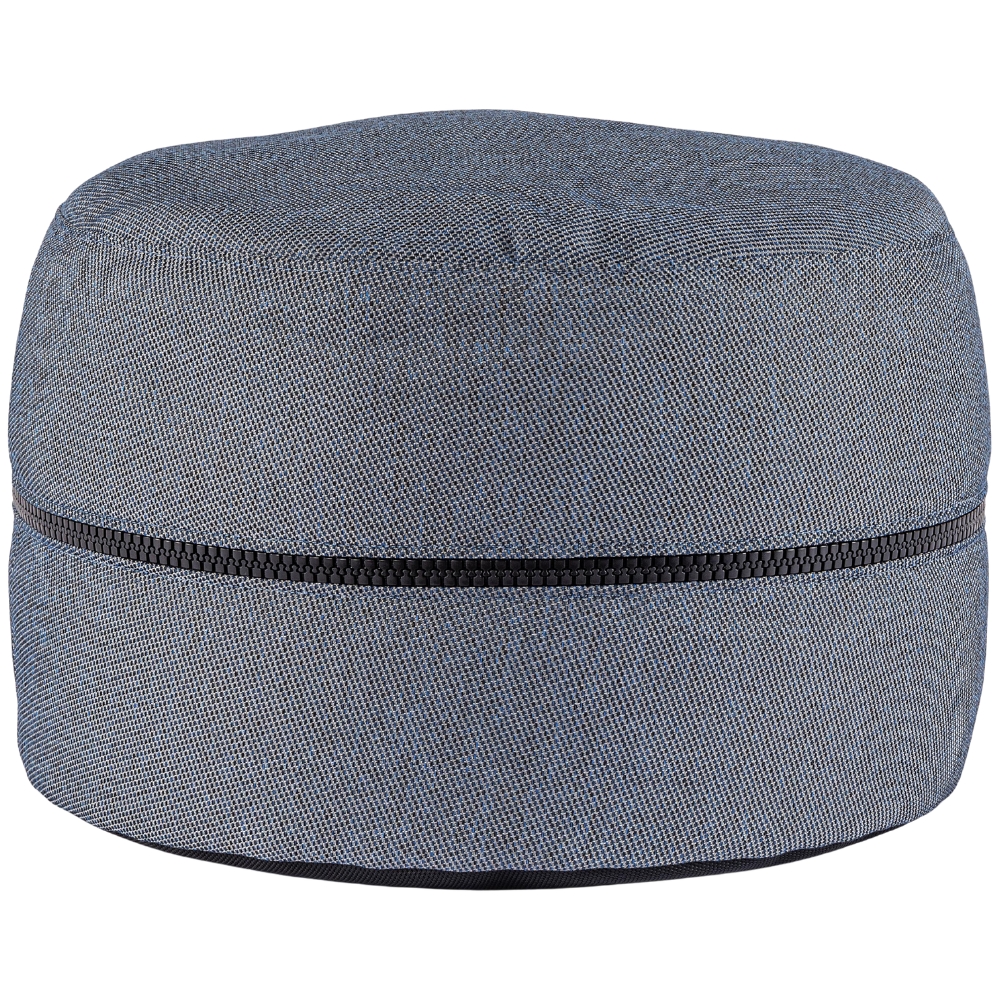 Bizzotto Modrý zahradní puf Gulizar Ø 50 cm