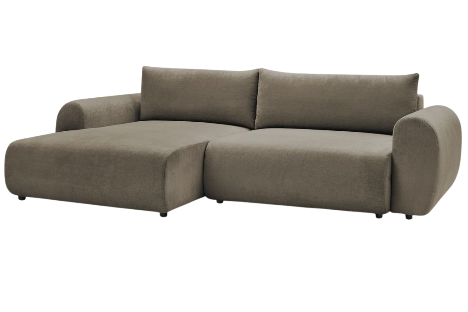 Bobochic Paris Hnědá rozkládací pohovka Lucien 314 cm