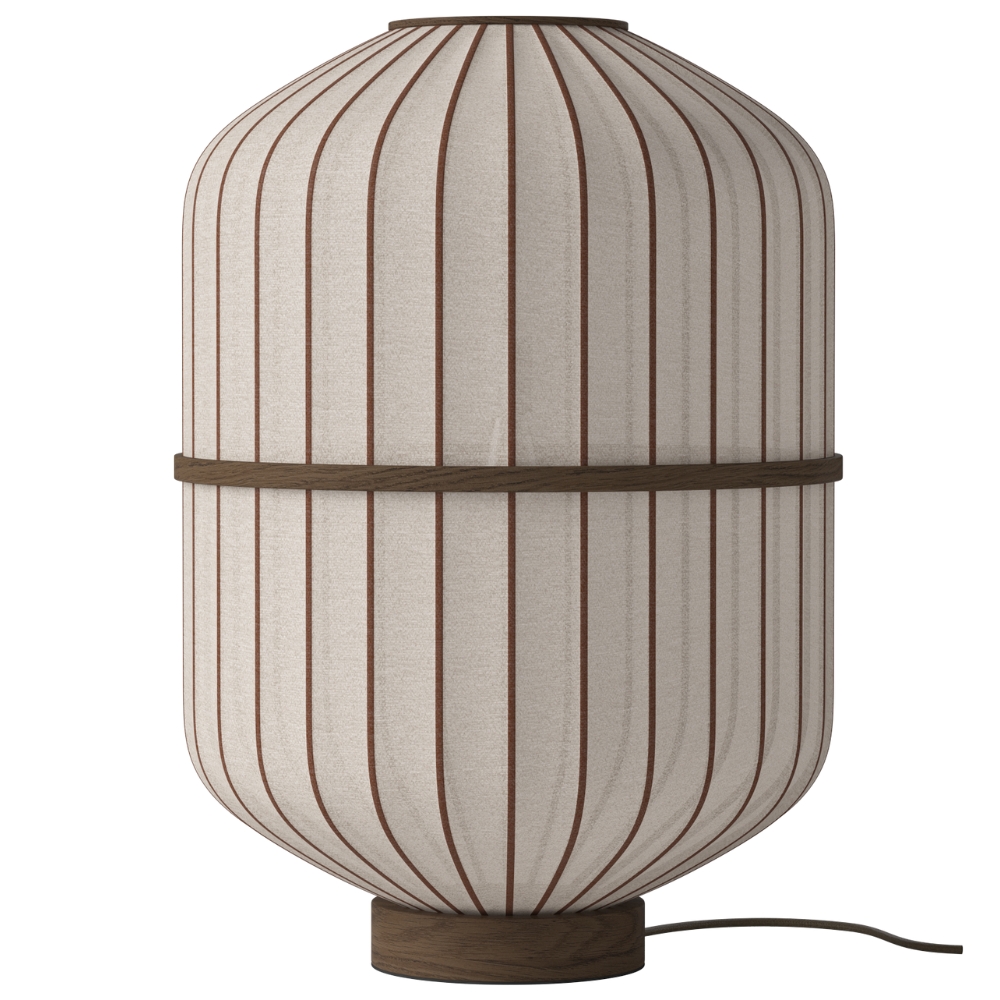 Bolia Tmavá dubová stojací lampa Lucén 59 cm