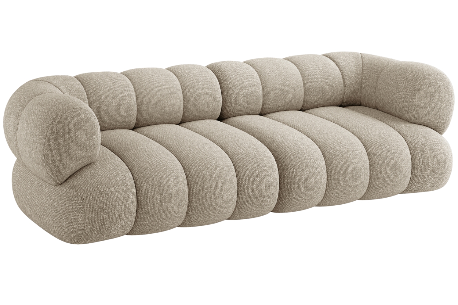 Cosmopolitan Design Béžová čtyřmístná pohovka Koge 240 cm