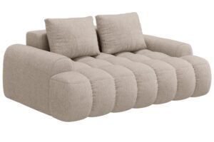 Cosmopolitan Design Pískově hnědá dvoumístná pohovka Linz 175 cm