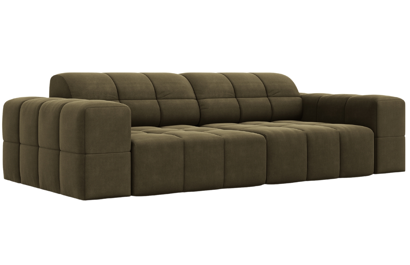 Cosmopolitan Design Sametová pohovka Chicago 244 cm