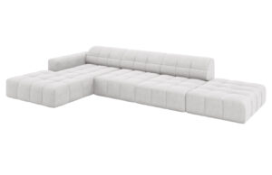 Cosmopolitan Design Sametová rohová pohovka Chicago 341 cm