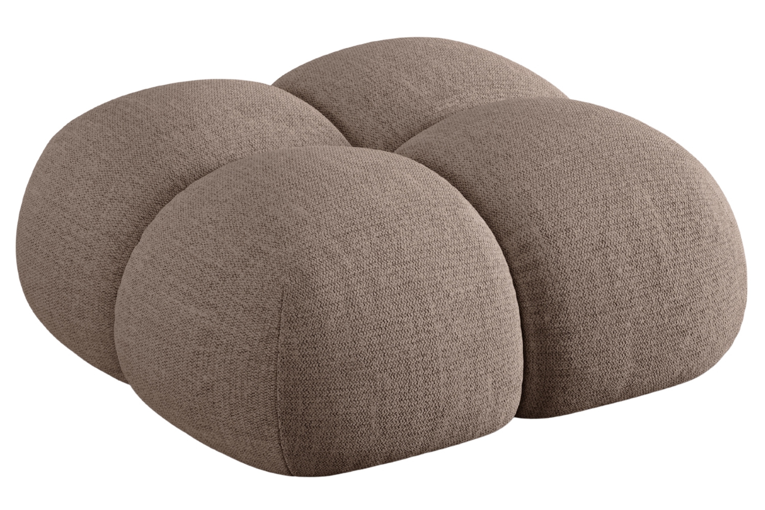 Cosmopolitan Design Světle hnědá podnožka Loretto 90 x 90 cm