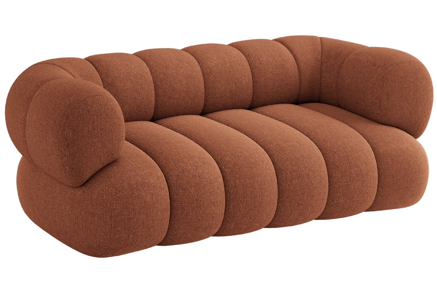 Cosmopolitan Design Terakotově oranžová dvoumístná pohovka Koge 180 cm