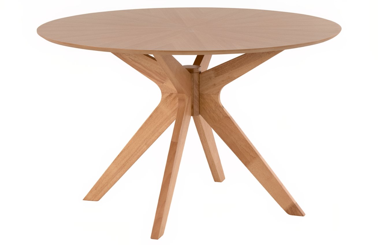 Dubový kulatý jídelní stůl Somcasa Carmel 120 cm