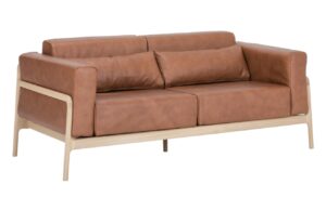 Gazzda Kožená pohovka Fawn 180 cm