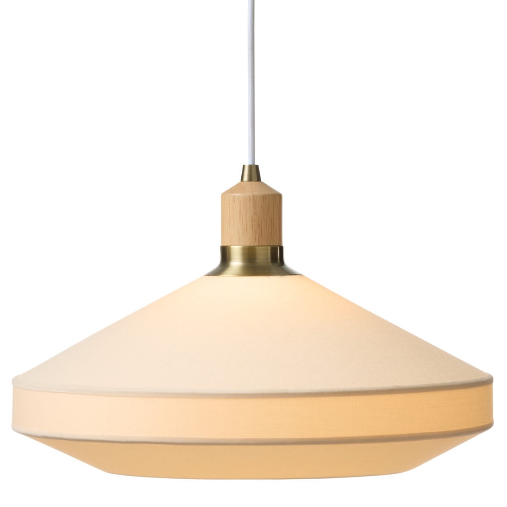 Halo Design Krémově bílé závěsné světlo Paris Soft 40 cm