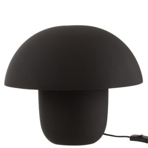 J-line Černá kovová stolní lampa Cordelius 35 cm