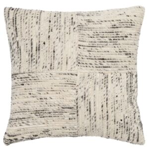 Kave Home Béžovo-černý povlak na polštář Anuba 45 x 45 cm