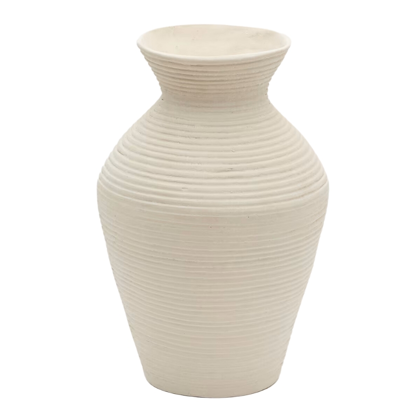 Kave Home Bílá váza Pria 51 cm