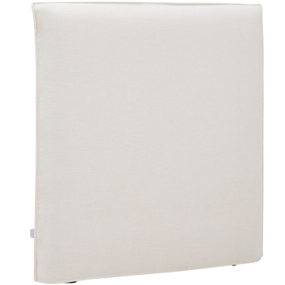 Kave Home Bílé čalouněné čelo k posteli Jaira 90 cm