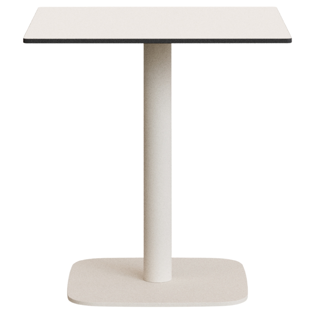 Kave Home Bílý bistro stolek Dina 68 x 68 cm