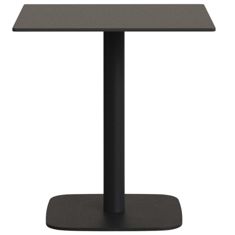 Kave Home Černý bistro stolek Dina 68 x 68 cm
