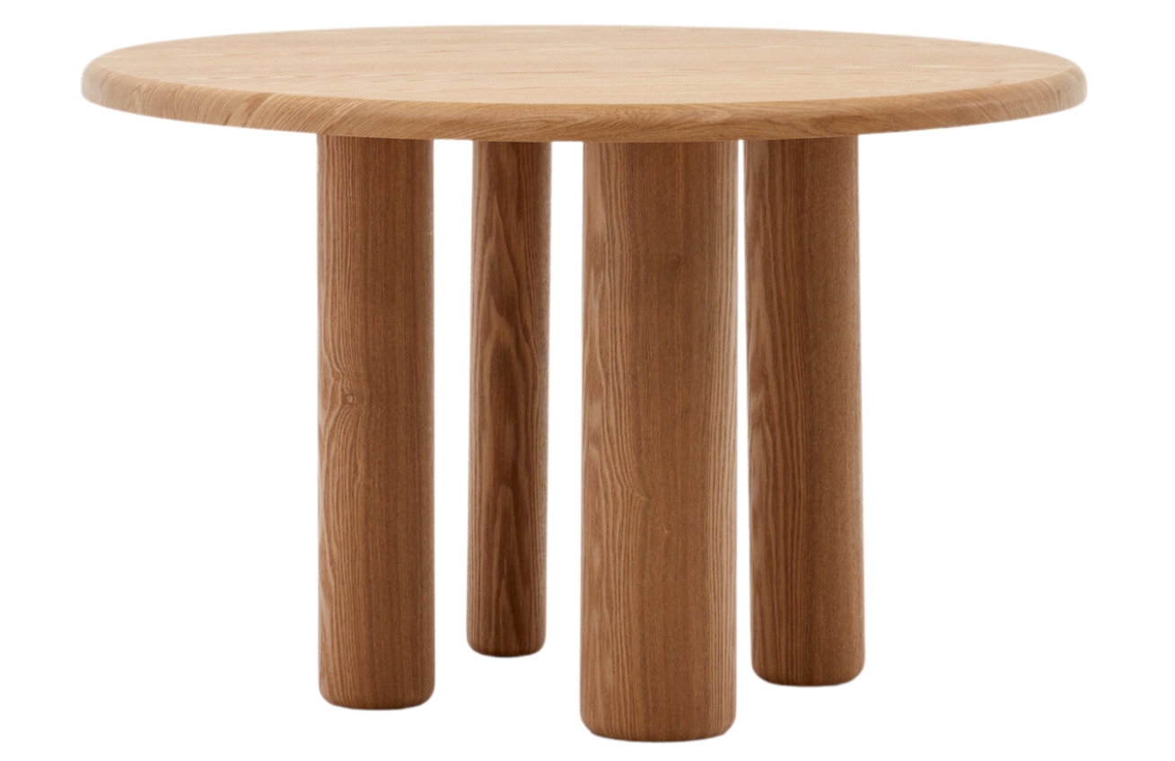 Kave Home Dřevěný jídelní stůl Mailen 120 cm