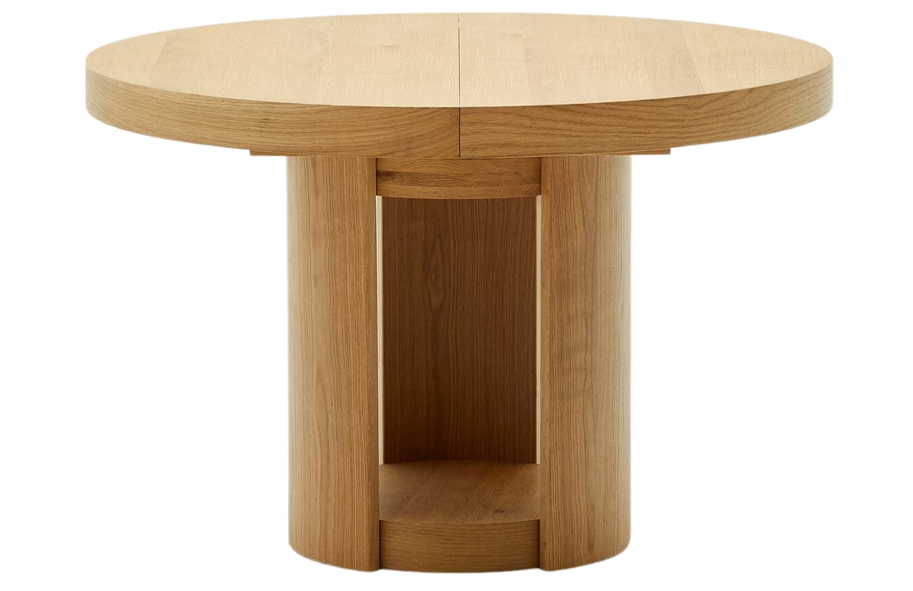 Kave Home Dubový rozkládací jídelní stůl Artis 150/200 x 150 cm